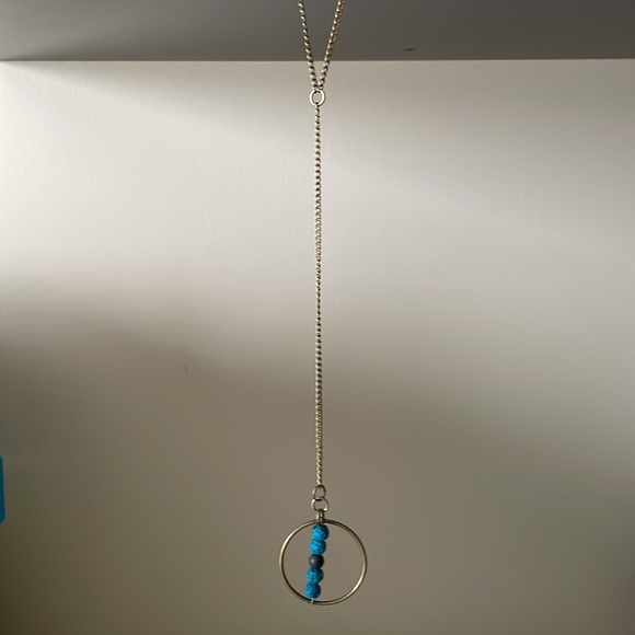 2 for $32 / Lava bead hoop necklace - Picture 5 of 11